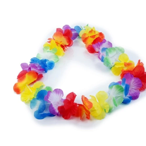 Naszyjnik hawajski 90cm PARTYDECO mix kolorów 1szt.
