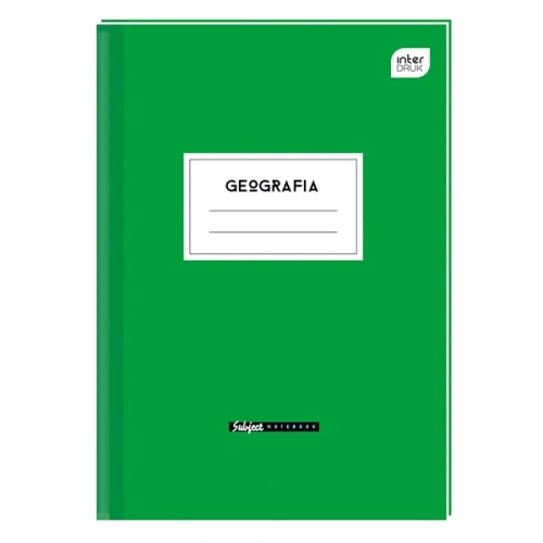 Brulion A5/80 kratka INTERDRUK GEOGRAFIA 1szt.
