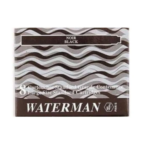Nabój WATERMAN czarny 8 sztuk  /S0110850/