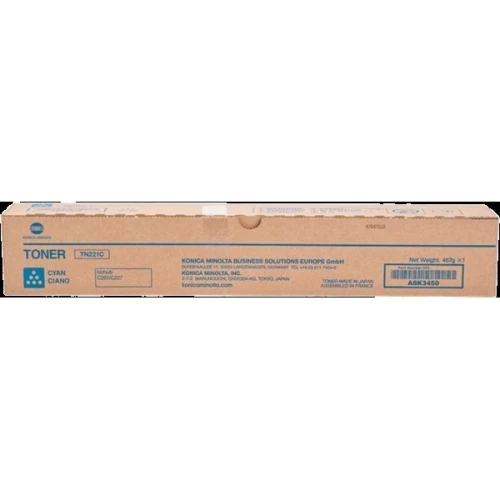 Toner KONICA MINOLTA TN-221C 21000S cyan OEM 1szt.
