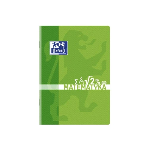 Zeszyt tematyczny A5/60 kratka posiada adresówkę MATEMATYKA 90G OXFORD 1szt.