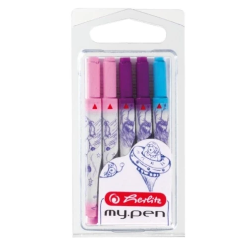 Naboje do pióra HERLITZ MY PEN MIX kol 5szt.