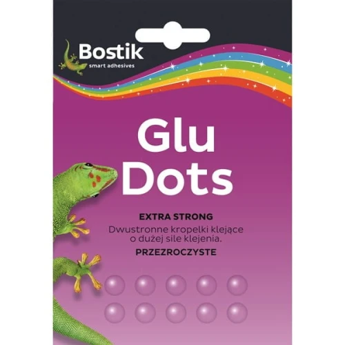Kropelki klejące BOSTIK mocne GLU STRONG 64szt. /GLU DOTS/