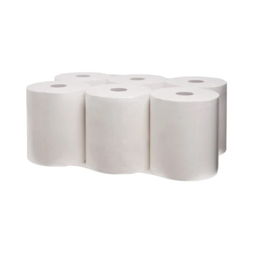Ręcznik papierowy w roli biały 1-warstwowy 150m IDEST 6szt.