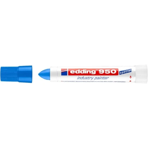 Marker przemysłowy farba w paście 10mm EDDING 950 niebieski