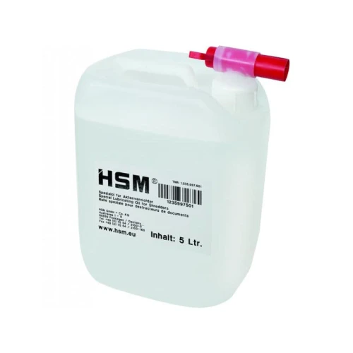 Olej do smarowania noży niszczarek HSM 5l