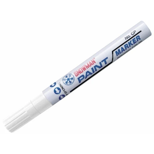 Marker olejowy Snowman gruby 1,5-3mm biały