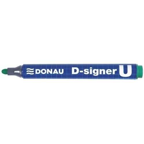 Marker permanentny okrągły 4 mm DONAU D-signer U zielony