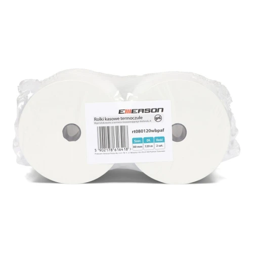Rolka termiczna biletowa 80mm x 120m EMERSON NEMO-Q BPA FREE 1szt.