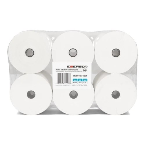 Rolki termiczne 80/80m EMERSON BPA FREE 6szt.