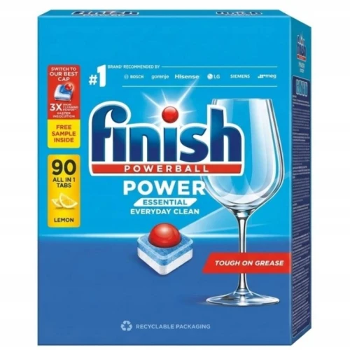 Tabletki do zmywarki FINISH POWER ESSENTIAL LEMON 90szt.