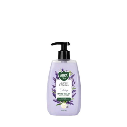 Mydło w płynie z pompką 500ml BISPOL AURA CARE LAVENDER zapach lawendowy 1szt.