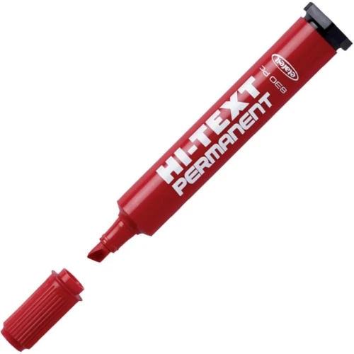Marker pernamentny ścięty FIBRACOLOR HI-TEXT 830PC czerwony 1szt.