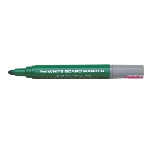 Marker suchościeralny okrągły 2,8mm PENTEL MW5W zielony 1szt.