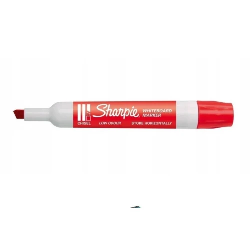 Marker suchościeralny ścięty SHARPIE LO czerwony 1szt.