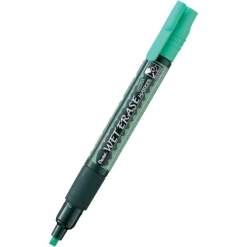 Marker kredowy ścierany na mokro ścięty 4,3mm PENTEL SMW26 zielony 1szt.