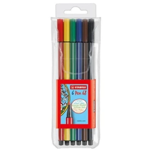 Pisaki 6 kolorów STABILO PEN 68 6szt. /6806/PL/