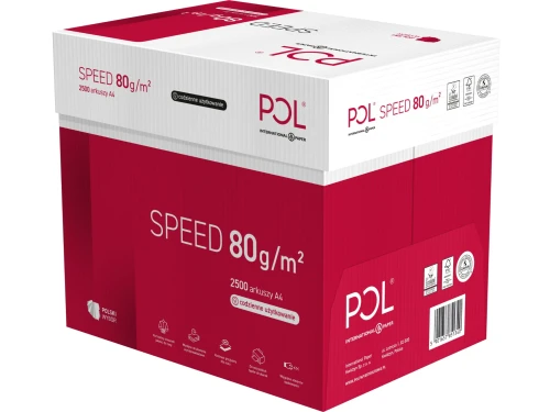 Papier ksero POLspeed A4 80g klasa C karton 5 ryz