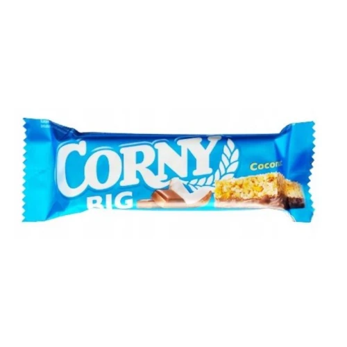Baton zbożowy CORNY BIG kokosowy z mleczną czekoladą 50g