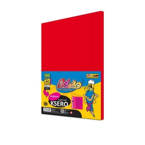 Papier ksero kolor A4/80 Pastello czerwony