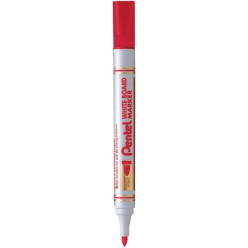 Marker suchościeralny i do flipchartu PENTEL mw85 czerwony