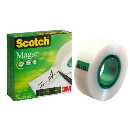 Taśma klejąca SCOTCH MAGIC 12 mm x 33 m w pudełku /3M-70005258721/