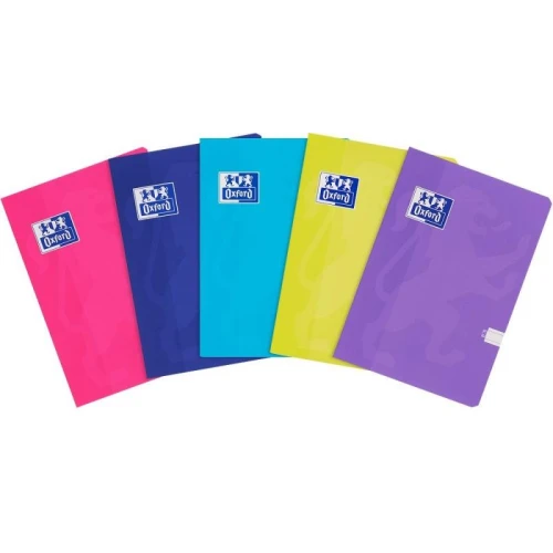 Zeszyt A4/32 kratka z marginesem okładka SOFT TOUCH OXFORD TOUCH mix kolorów 1szt.