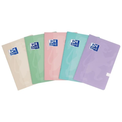 Zeszyt A5/32 trzylinia kolorowa okładka SOFT TOUCH OXFORD TOUCH pastel mix kolorów 1szt.