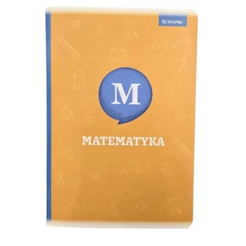 Zeszyt tematyczny A5/58 kratka 70g z marginesem posiada adresówkę BENIAMIN matematyka 1szt.