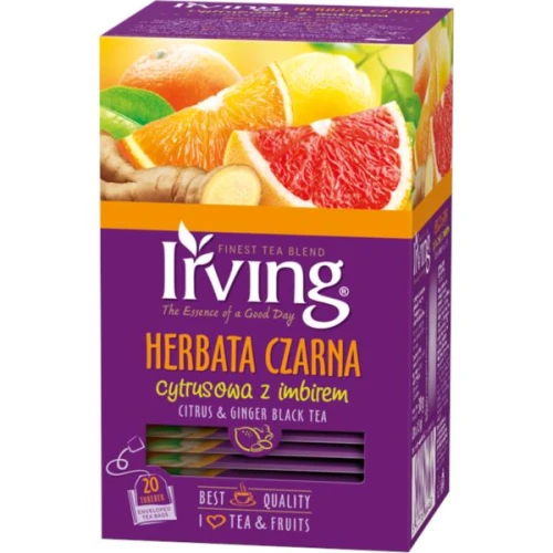 Herbata czarna kopertowana  cytrusowa z imbirem 20 kopertek /970563/