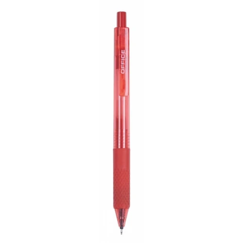Długopis automatyczny żelowy 0,25mm OFFICE PRODUCTS czerwony 1szt.