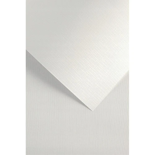 Karton ozdobny A4/230g galeria papieru SUKNO biały 20szt.