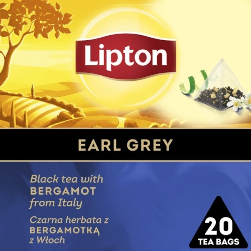 Herbata czarna LIPTON PIRAMIDKI DISCOVERY COLLECTION EARL GREY 20szt.