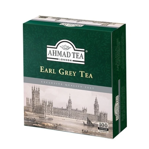 Herbata czarna AHMAD EARL GREY z zawieszką 100szt.