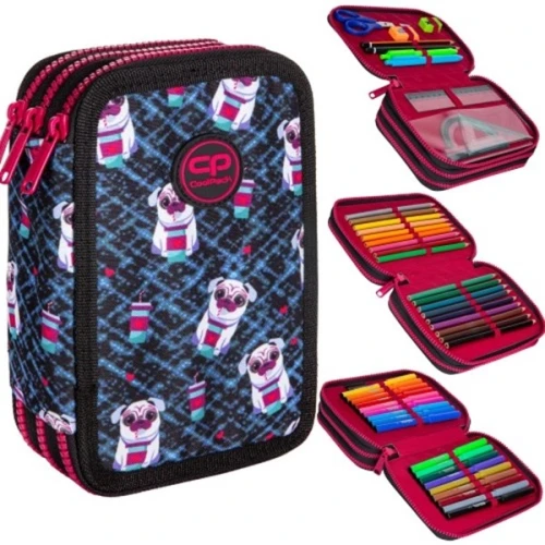 Piórnik 46CZ potrójny JUMPER 3 DOGS TO GO COOLPACK