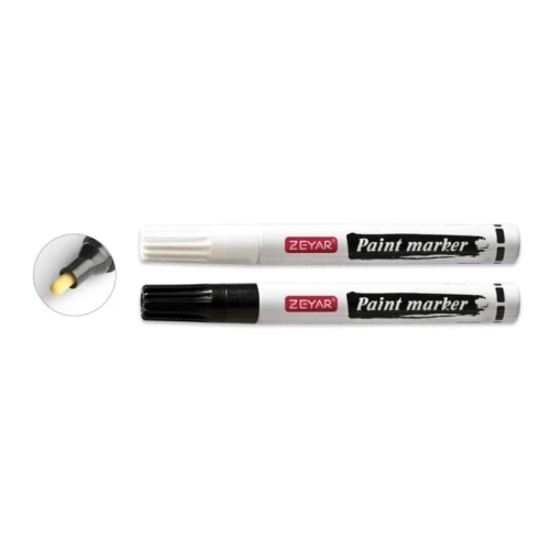 Marker olejowy okrągły 2,0-2,5mm TAURUS ZEYAR ZP1501 biały 1szt.