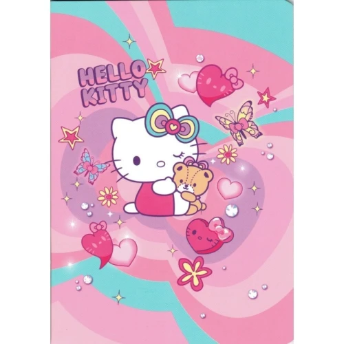 Zeszyt A5/32 kratka z marginesem COOLPACK DISNEY HELLO KITTY PINK1 wzór nr 1 1szt.