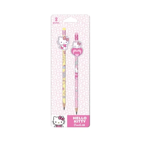 Ołówek drewniany z gumką HB COOLPACK DISNEY HELLO KITTY PINK1 wzór nr 2 2szt.
