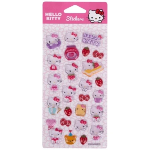 Naklejki PATIO DISNEY POP UP HELLO KITTY PINK1 wzór 1 25szt.
