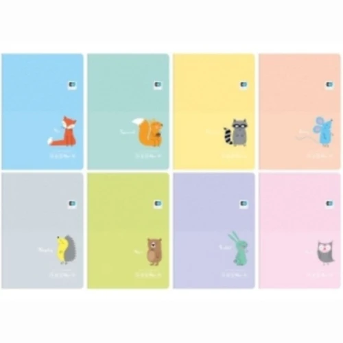Zeszyt A5/32 linia posiada adresówke BB KIDS PASTEL