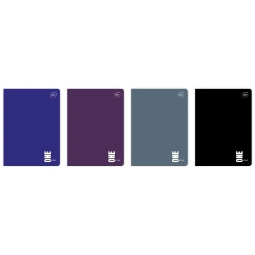 Zeszyt do słówek A6/32 linia 70g brak adresówki okładka UV INTERDRUK ONE COLOR mix wzorów 1szt.