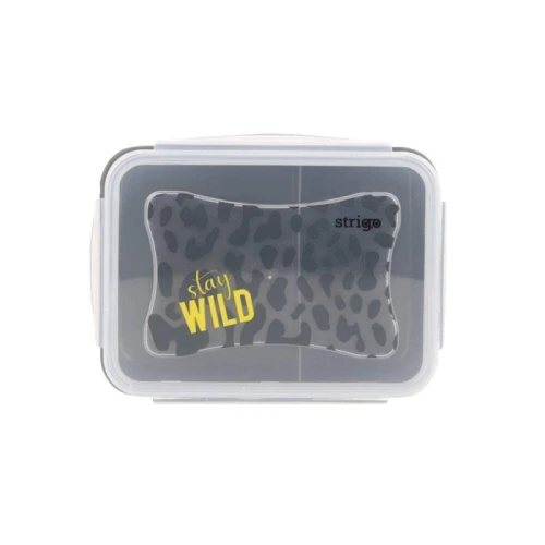 Śniadaniówka STRIGO STAY WILD szara 1szt.