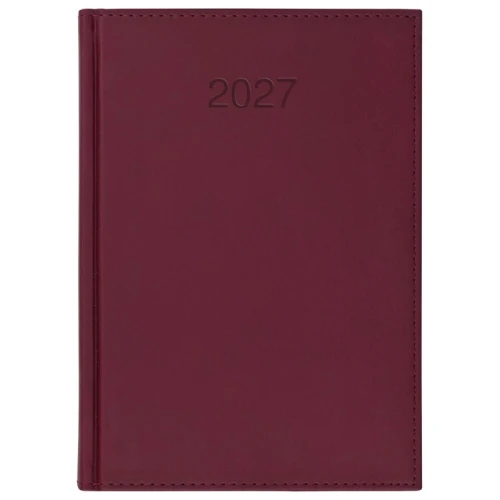 Terminarz A4 dzienny CRUX 2027 vivo bordowy 1szt.