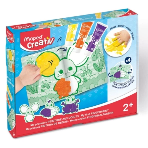 Zestaw kreatywny MAPED CREATIVE FARBY do malowania palcami zwierzątka