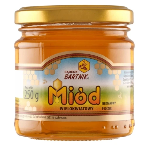 Miód naturalny wielokwiatowy 250g