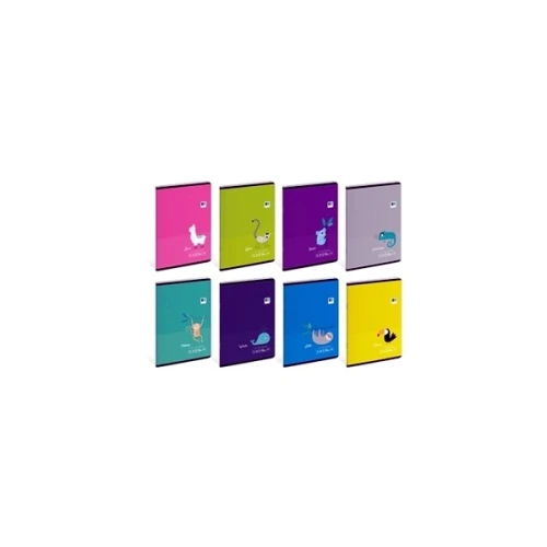 Zeszyt A5/32 linia 90g posiada adresówkę okładka lakierowana INTERDRUK BEBE KIDS TROPIC mix wzorów 1szt.