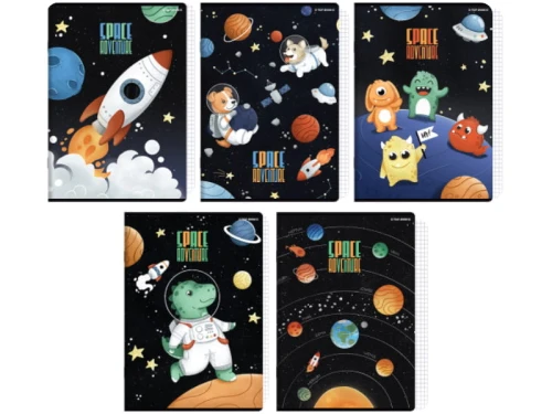 Zeszyt TOP 2000 Space Adventure A5 w kratkę 32 kartkowy 70g mix