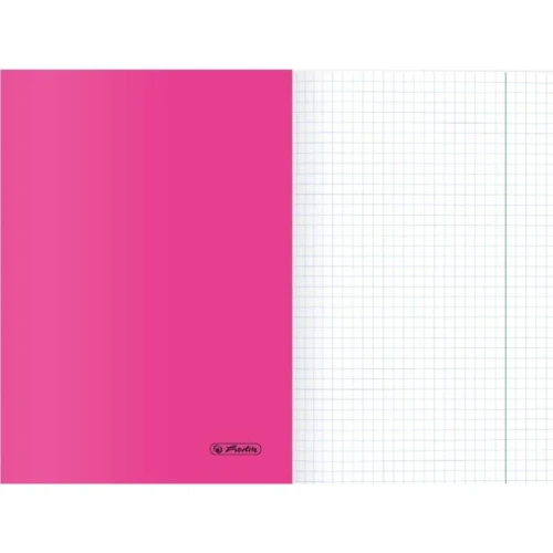 Zeszyt Herlitz Eco PP Colors  A5 w kratkę 60 kartek różowy