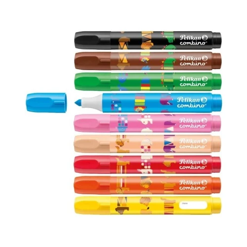 Flamastry Pelikan Colorella Super Combino C411 9 kolorów