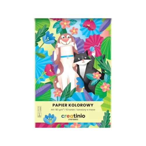 Papier kolorowy TOP 2000 Creatinio A4 10 kartek 80g